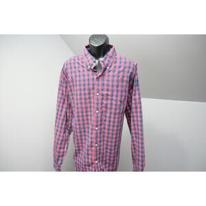 Chaps Ralph Lauren Dress Shirt Plaid Easy Care Mens Size 3XB 3XL Big